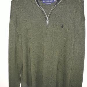 Polo turtleneck green sweater